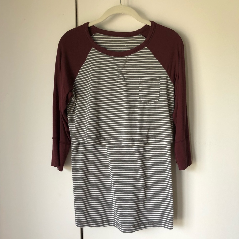 Latched Mama Nursing Baseball 3/4 Shirt